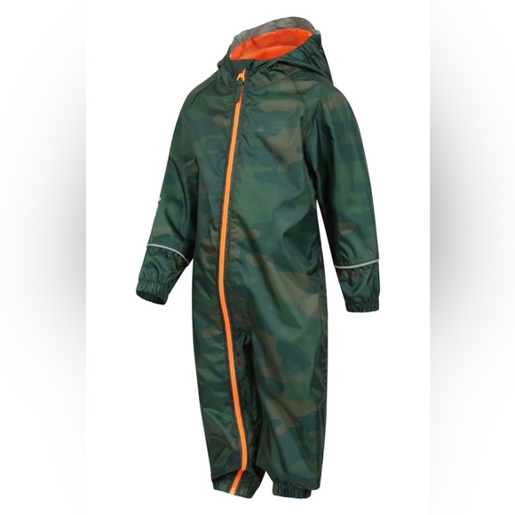Puddle Kids Camouflage Printed Waterproof Rain Suit
Mountain Warehouse Size 2-3 - Picture 1 of 7